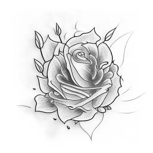 Katana With Lighting And Flowers