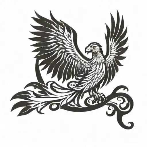 Small Phoenix Rising Phoenix From Fire