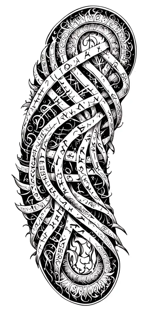 Viking Texts With Runes