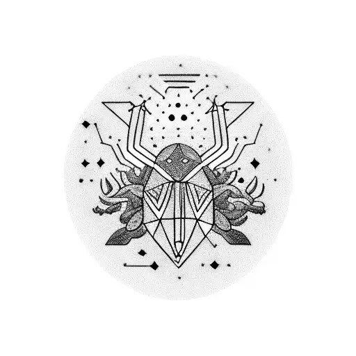 A Coffee Bean Morphing Into A Taurus Constellation