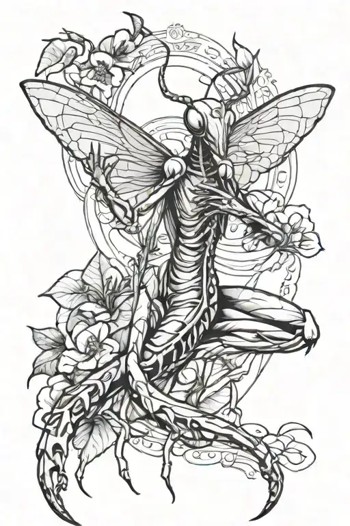 Mother Mary Praying Mantis