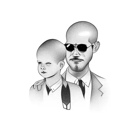 Computers To Do With Father And Son