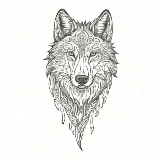 The Head Of A Wolf
