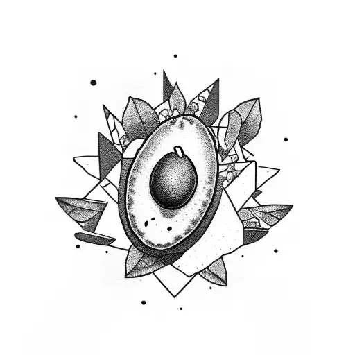 Funny Avocado In The Montain