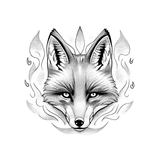 Fox With Fire