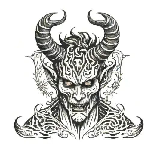 Demon With Horns