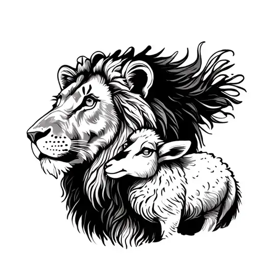Lion And Lamb