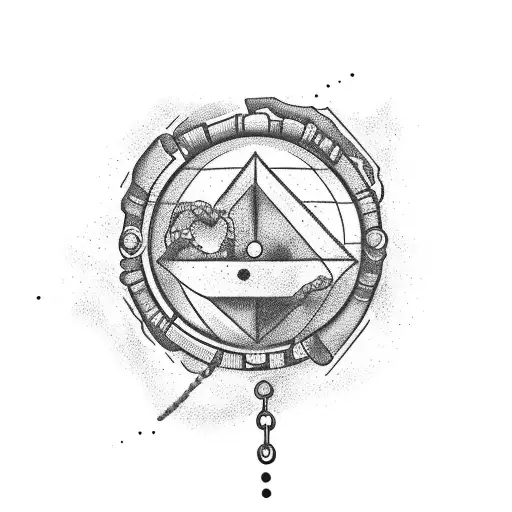 Hand With Chained Planet