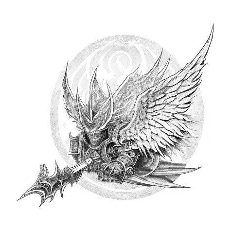 San Miguel Arcangel Combined With Dark Souls Game