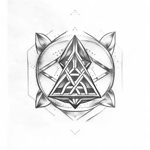 Raven Holding Valknut