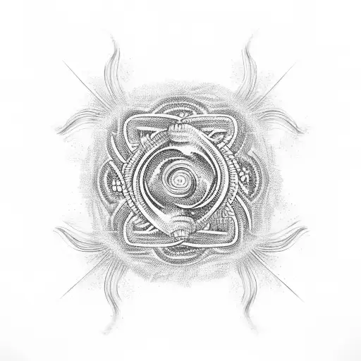 A Software Code Intertwined With A Serene Ocean Wave