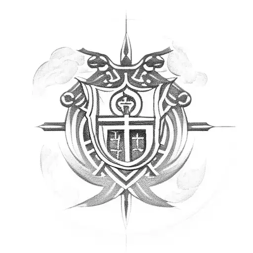 The Coin Of Saint Benedict With The Archangel Saint Michael And His Sword