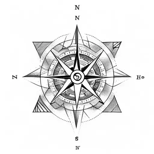 Mountains And A Compass