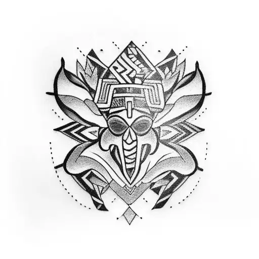 Mayo-inspired Aztec Native Arm Sleeve