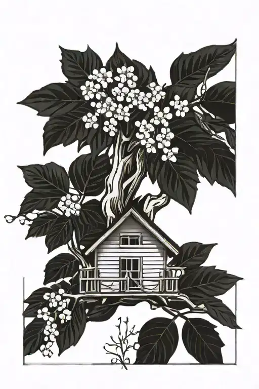 Vemon Next To Cherry Tree