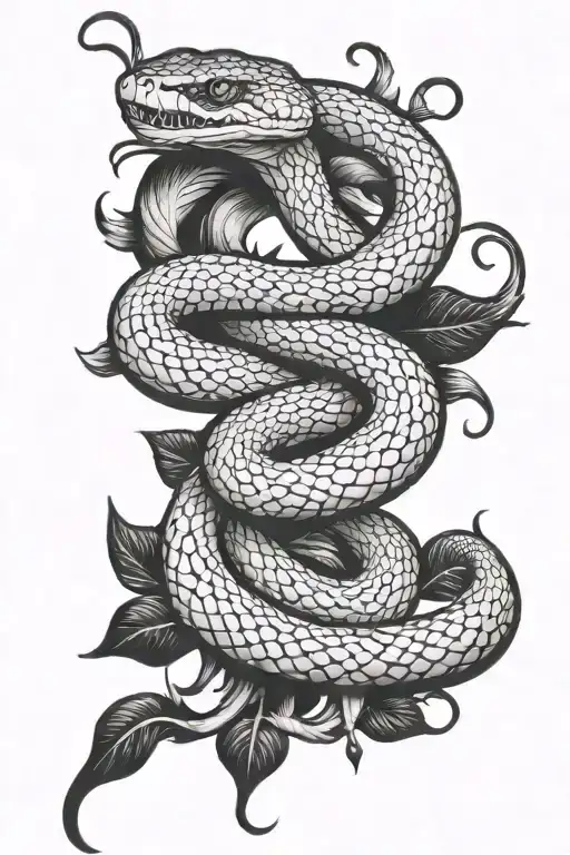 Snake On Forearm