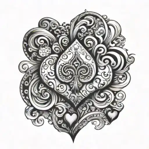 Ace Of Hearts Playing Card