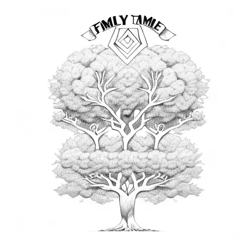 A Family Tree With Two Branches Representing The Client's Two Sons