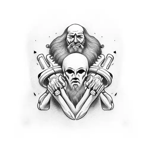 Arms Of Father And Son Holding Each Other