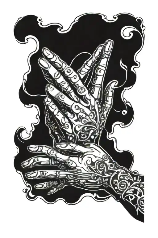 Praying Hands And Music