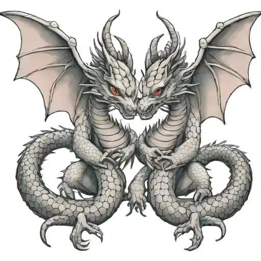 Two-headed Dragon Siamese Brother