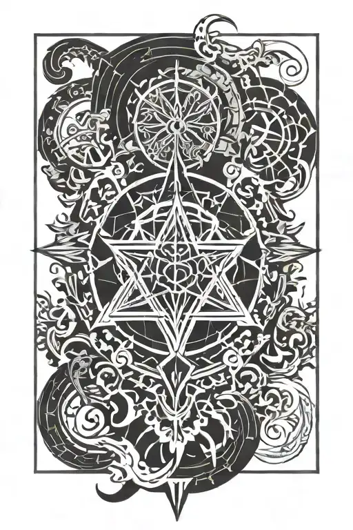 Ocult Symbol Surrounded