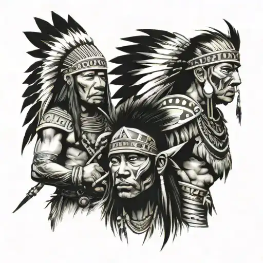 Native Warriors Supporting Land