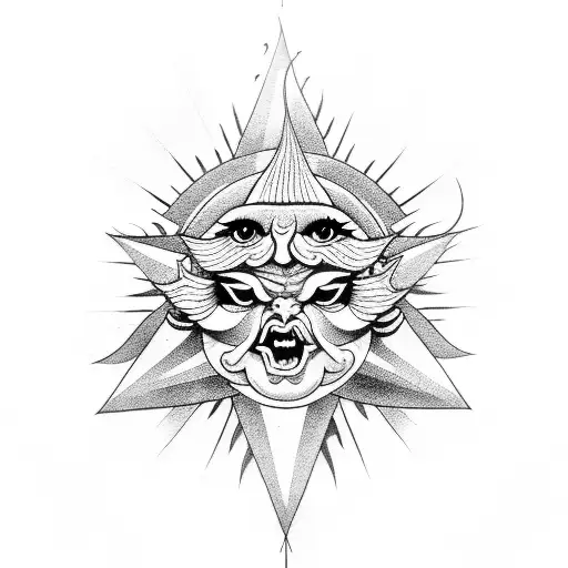 Angle And Satan Sun Sea