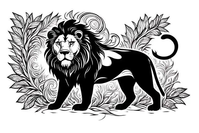 Traditional Full Body Lion
