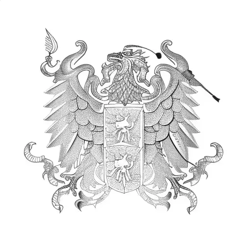 Compas On Map Of Poland With Gos Coordinates Of Warsaw