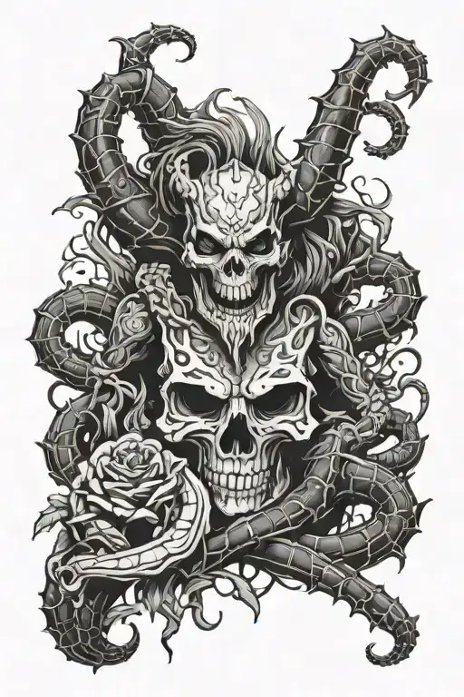 Hades With A Pet Scorpion