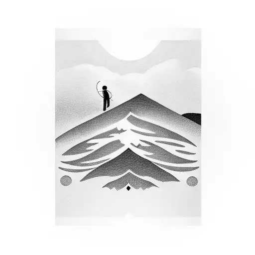 Human Wondering Looking At The Ocean And Sky