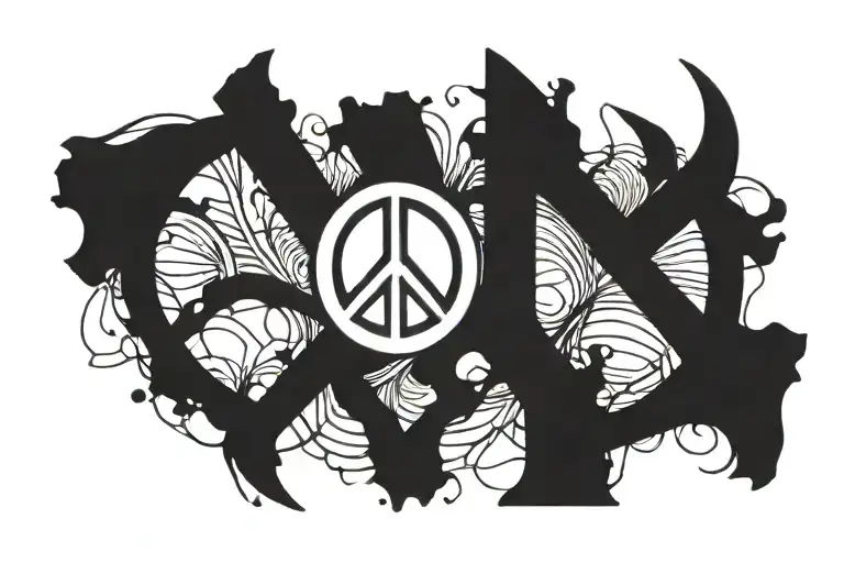 Band With Peace Symbol