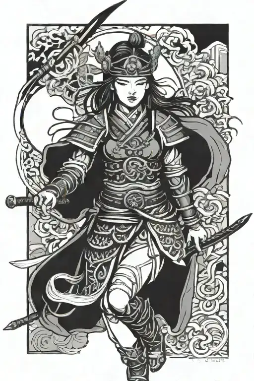 Japanese Roman Girl Warrior