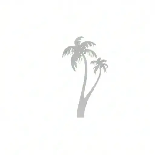 Two Palm Trees On Fire