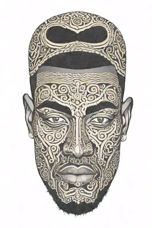 Black Man Wearing Gold