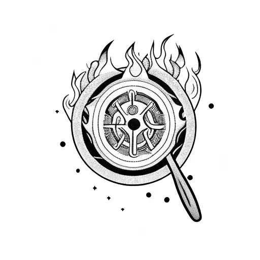 Esqueleton Chef On Fire Cooking