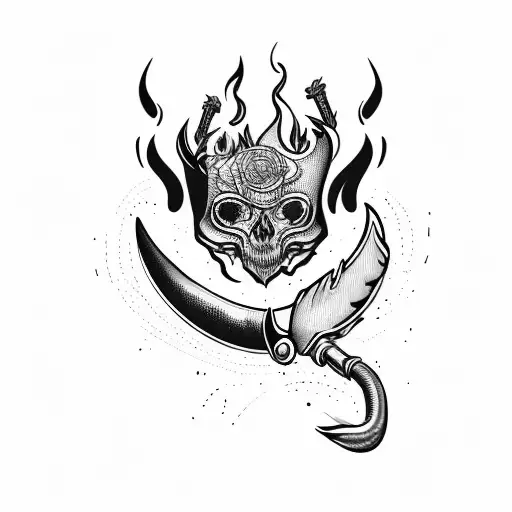 Esqueleton Chef On Fire Cooking