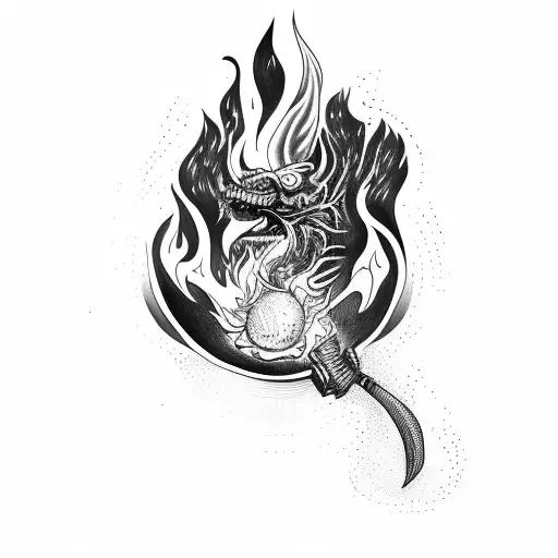 Esqueleton Chef On Fire Cooking