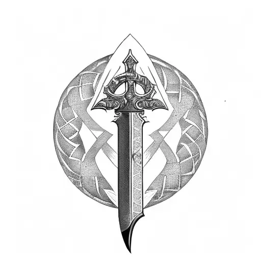 King Arthur Sword With Ankh