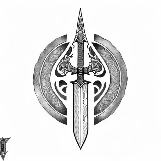 King Arthur Sword With Ankh