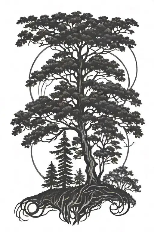 Trees Hiding Darkness