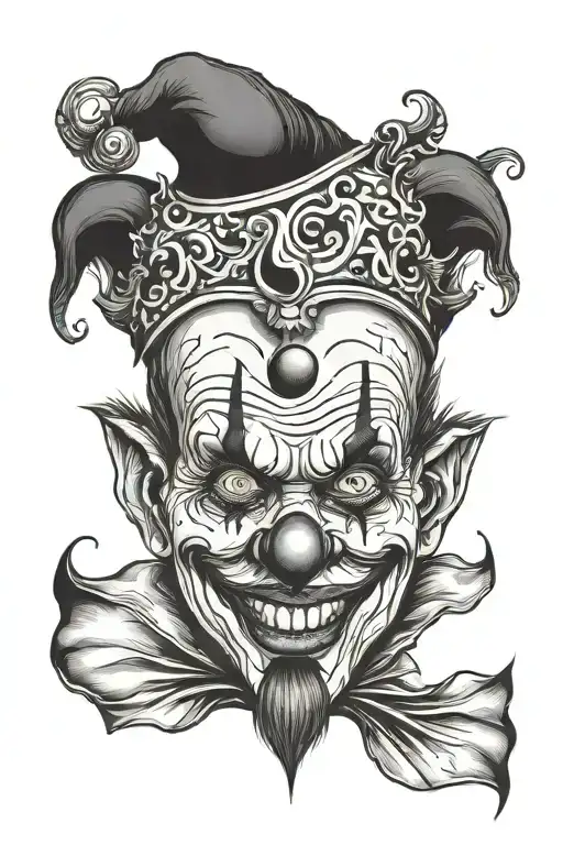 Halloween Clown Face
