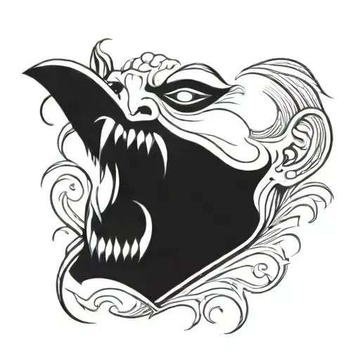 Vampire With Mustache Chicano Style