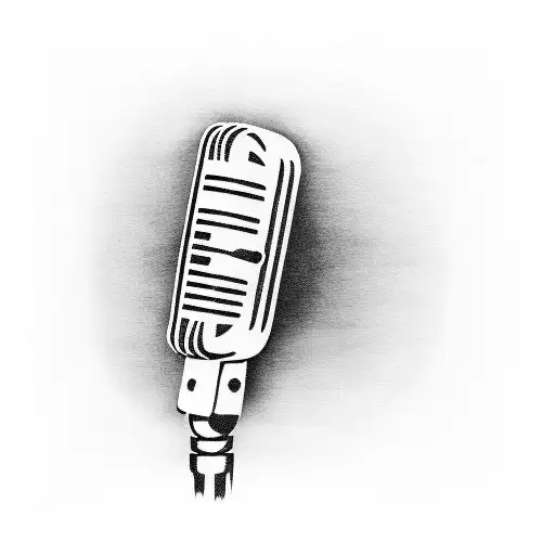 Microphone With Hotel California Written In The Cord Of The Microphone