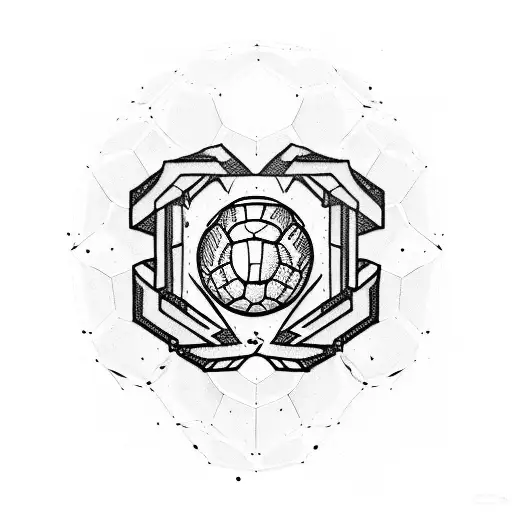 Combine Weightlifting And Soccer Elements Into A Dynamic Tattoo Design