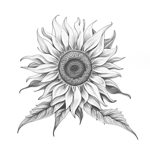 Sunflower With Madison As Stem