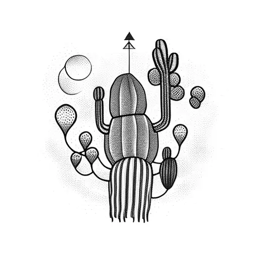Tall Cactus With A Hat