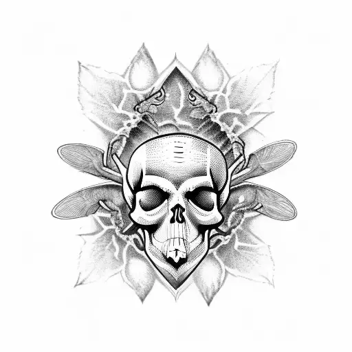 Insect With Skull