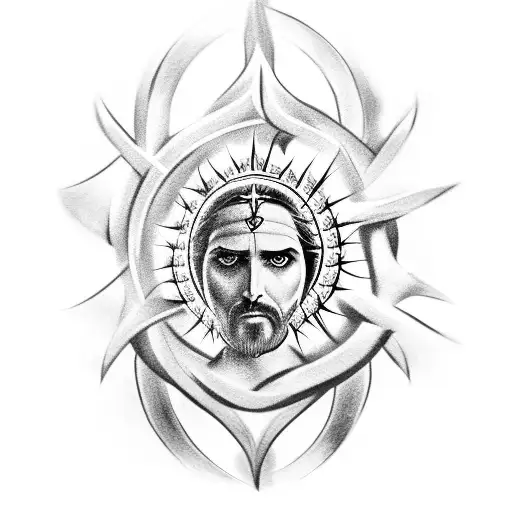 Crown Of Thorns Like Jesus Had For A Forehead